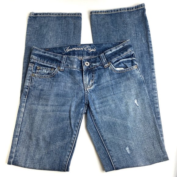 American Eagle Favorite Boyfriend Jeans Size 2L - Picture 1 of 14